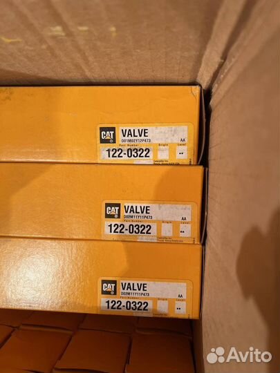 Клапан впускной/выпускной CAT 3408 122-0321/0322