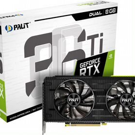 Видеокарта Rtx 3060ti 8gb Palit Dual ос