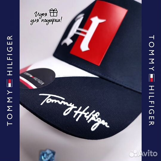 Бейсболка Tommy Hilfiger Lewis Hamilton 2024 синяя