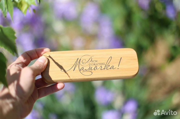 Шариковая ручка, в футляре с гравировкой на крышке