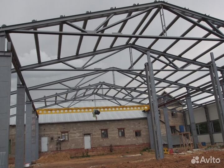 Фермы. Ферма-балка с параллельными поясами