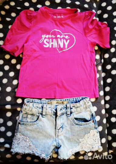 Одежда для девочки пакетом 116-122