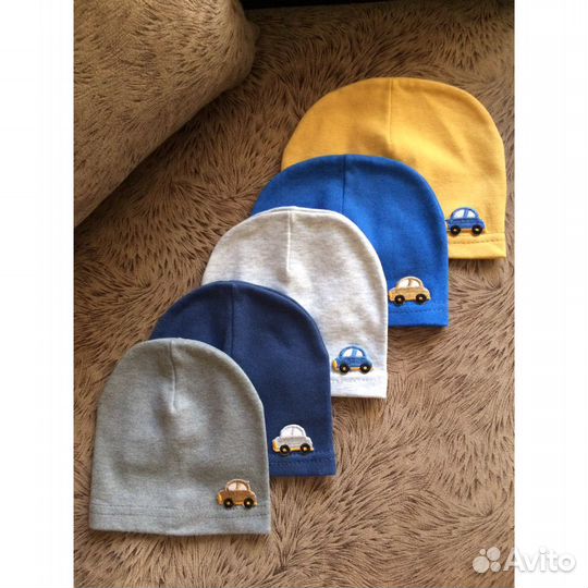 Детские шапочки, новые