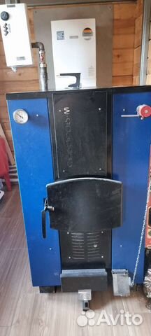 Твердотопливный котел длительного горения бу