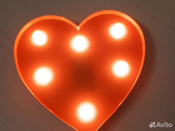 Лампа сердце