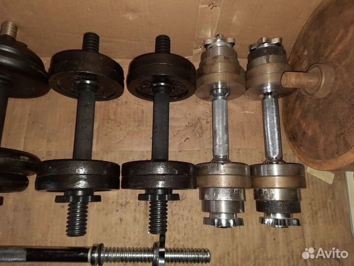 Гиря, гантеля, блины, гриф