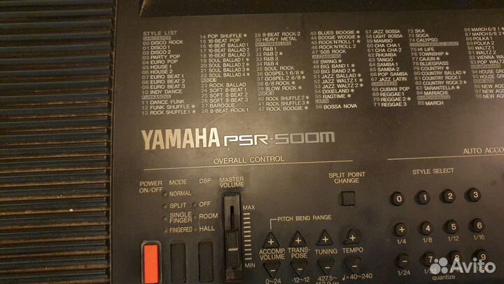 Синтезатор Yamaha PSR-500m