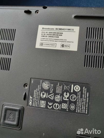 Ноутбук Acer Extensa MS2205