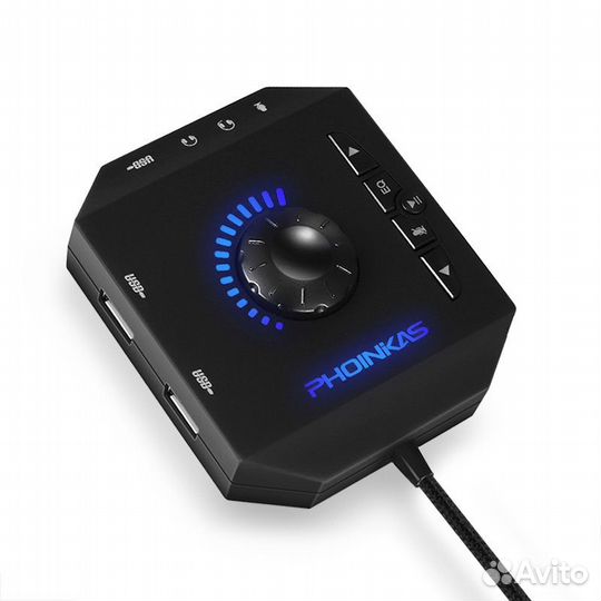 Внешняя USB Звуковая карта phoinikas PS4 7.1
