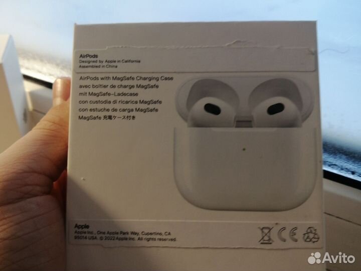 Беспроводные наушники apple airpods 3