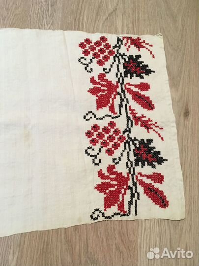 Старинный рушник. Размеры 213/38 см. Лен