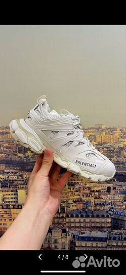 Balenciaga track white