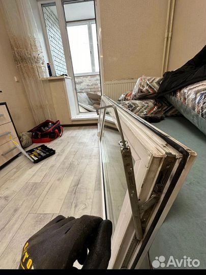 Ремонт алюминиевых окон дверей