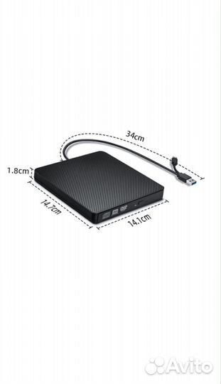 Корпус USB 3.0 Type-C DVD для внешних дисков