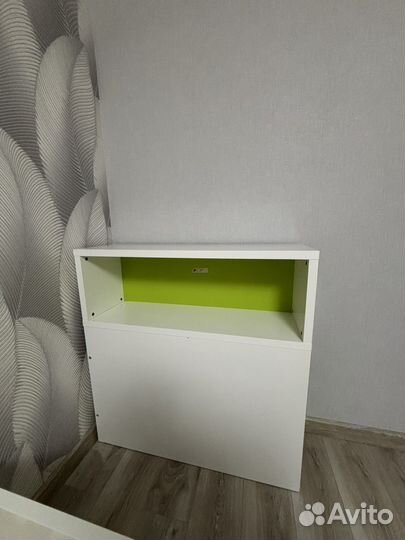 Кровать односпальная с ящиками и изголовьем б/у