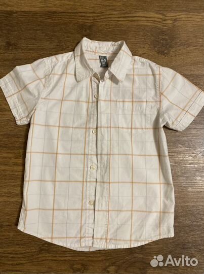 Рубашка zara 4-7 лет