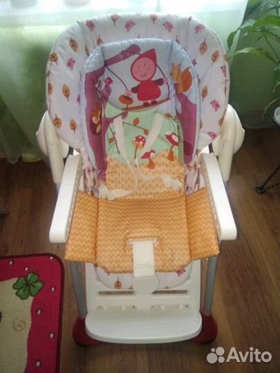 Стульчик для кормления Chicco polly 2 in 1