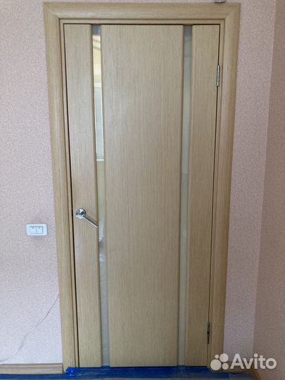 Межкомнатная дверь бу двойная с коробкой на 60