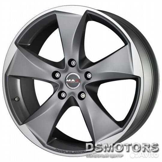 Диски Raptor 5 9/18 5x114.3 ET35 d76 graphit mirro