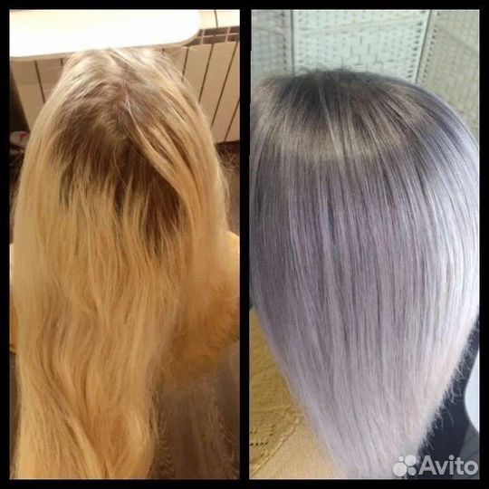 Окрашивание волос на дому