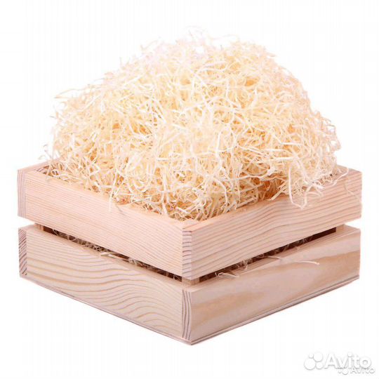 Наполнитель для вип упаковки. Древесная шерсть