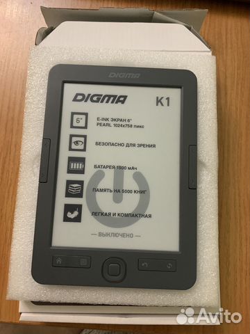 Электронная книга Digma K1 купить в Москве | Электроника | Авито