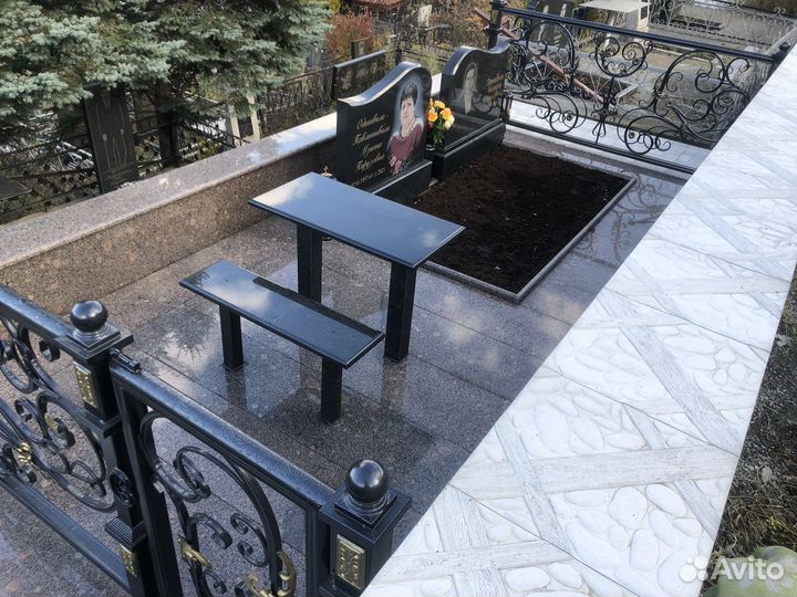 Благоустройство могил, работы на кладбище