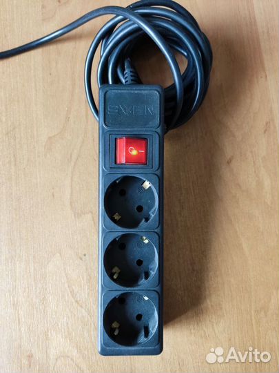 Сетевой фильтр Sven 5 метров б/у
