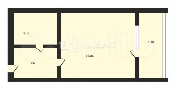 Квартира-студия, 21,6 м², 14/15 эт.