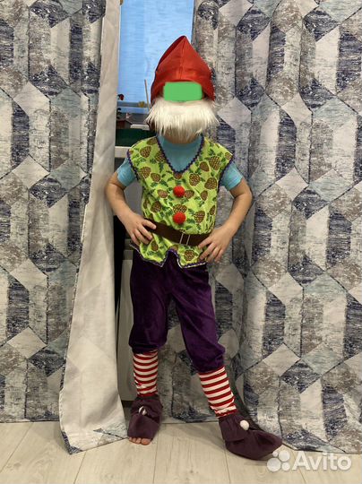 Новогодний костюм гнома
