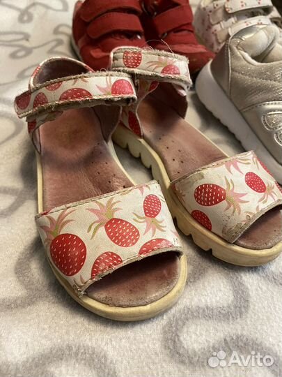 Обувь пакетом 22-25 р для девочки б/у