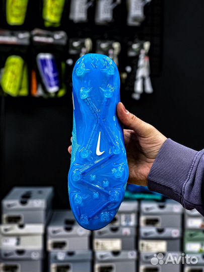 Бутсы на круглых шипах nike phantom gx 2 (US7)