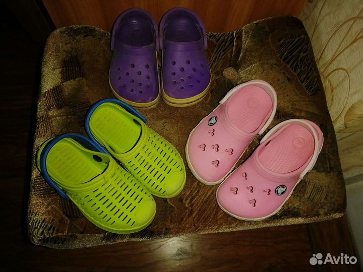 Сабо crocs детские для девочек