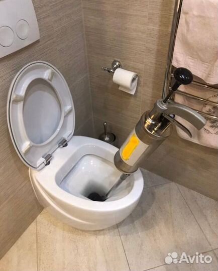 Устранение засоров. Прочистка канализации