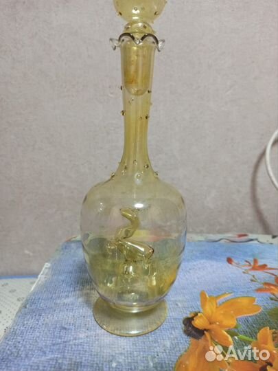 Хрустальные вазы, графин СССР