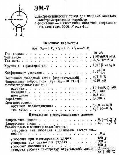 Эм-7 триод, радиолампы