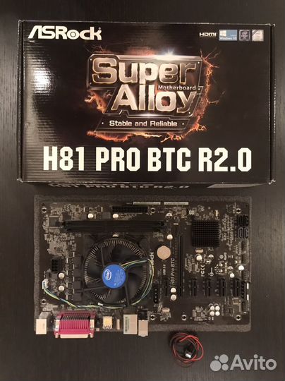 Материнская плата Asrock h81 pro btc r2.0