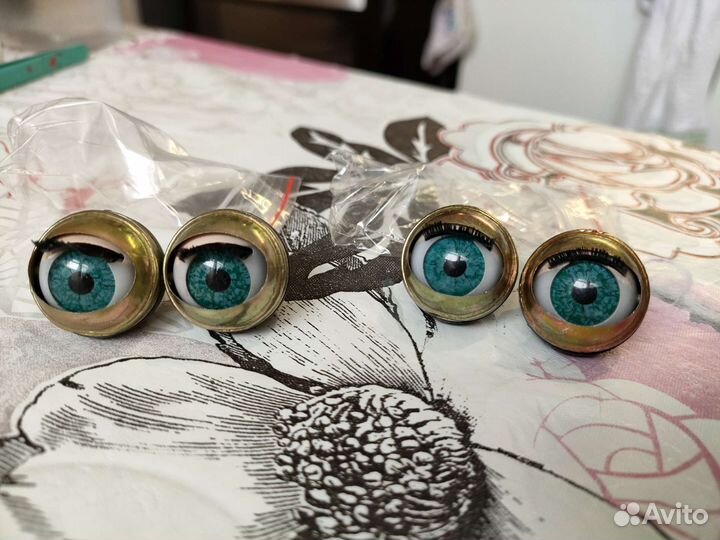 Глаза для кукол капсула 22 мм