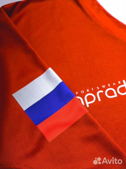 Хоккейный свитер тренировочный (красный)