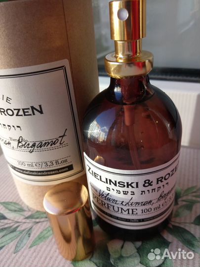 Zielinski Rozen Vetiver-Lemon-Bergamot.100 мл.New