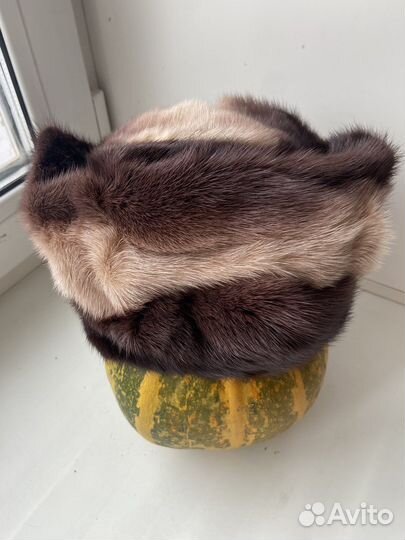 Шапка норковая женская