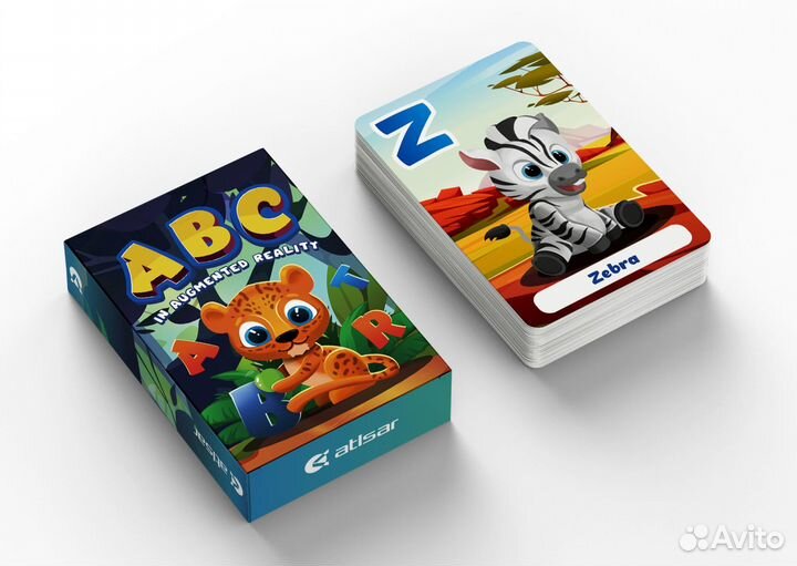 Английские карточки с дополненной реальностью