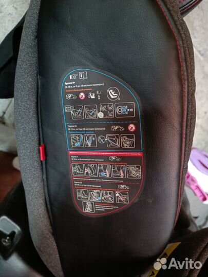 Детское автокресло от 0 до 36 кг поворотное