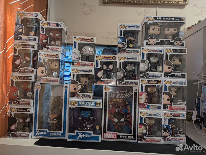 Funko Pop Marvel, Spider-Man, Iron Man и тд