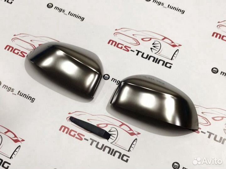 Крышки зеркал М50d на X7 G07 Матовый алюминий