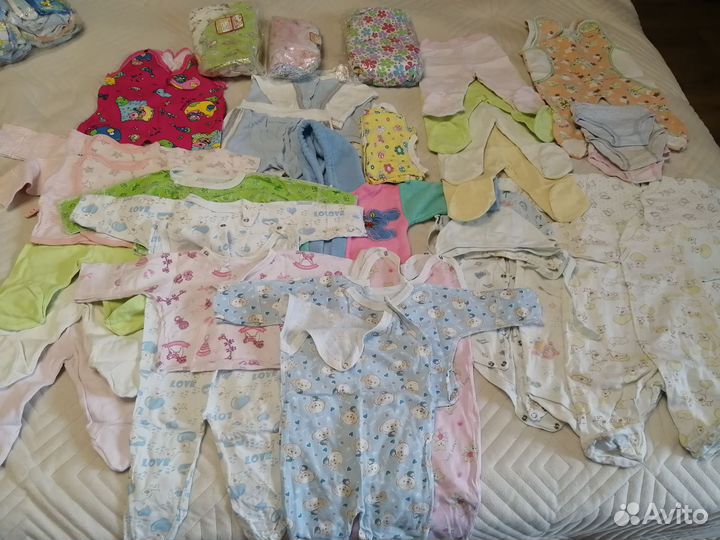 Детские вещи до года пакетом