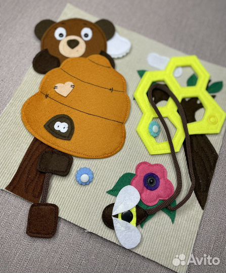 Детские книги из фетра