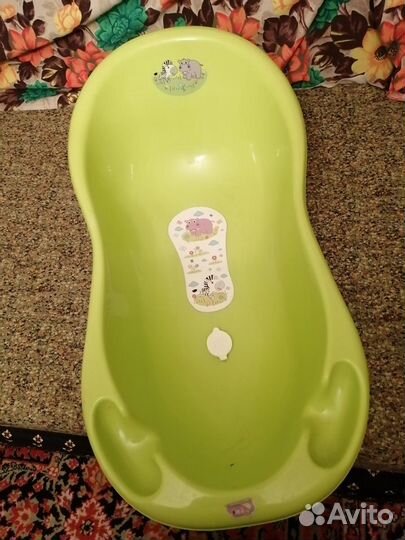 Детская ванночка со сливом и детский горшочек