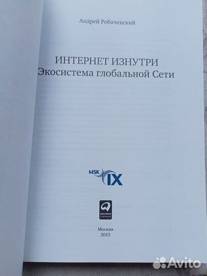 Интернет изнутри. А. Робачевский