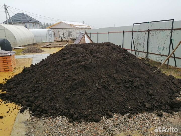 Навоз, перегной, торф, чернозём